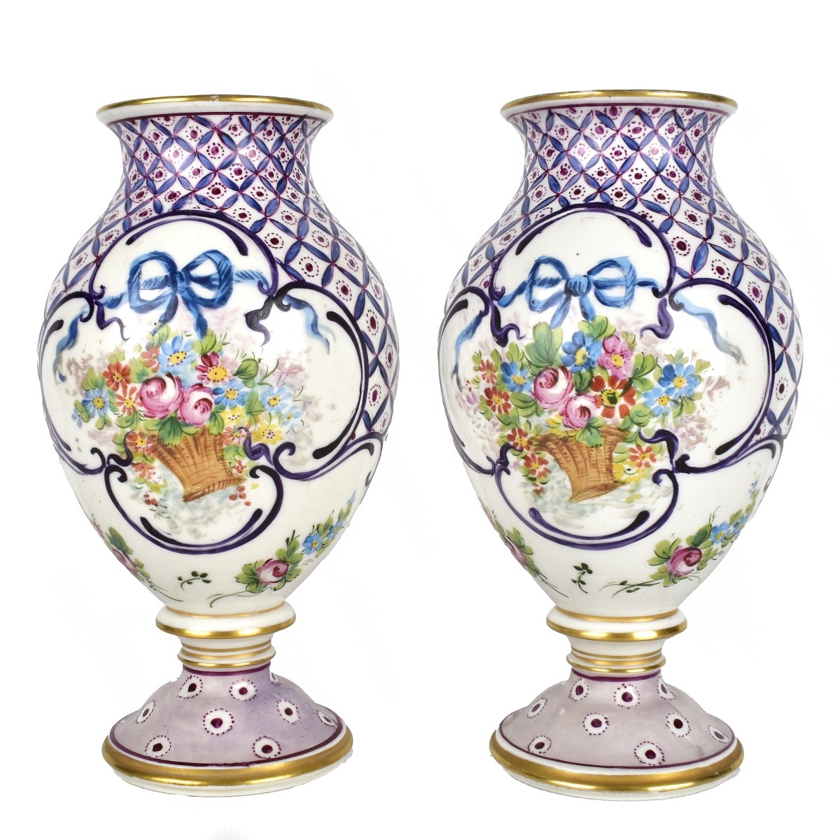 19/20th Century Sevres Porcelain Vases