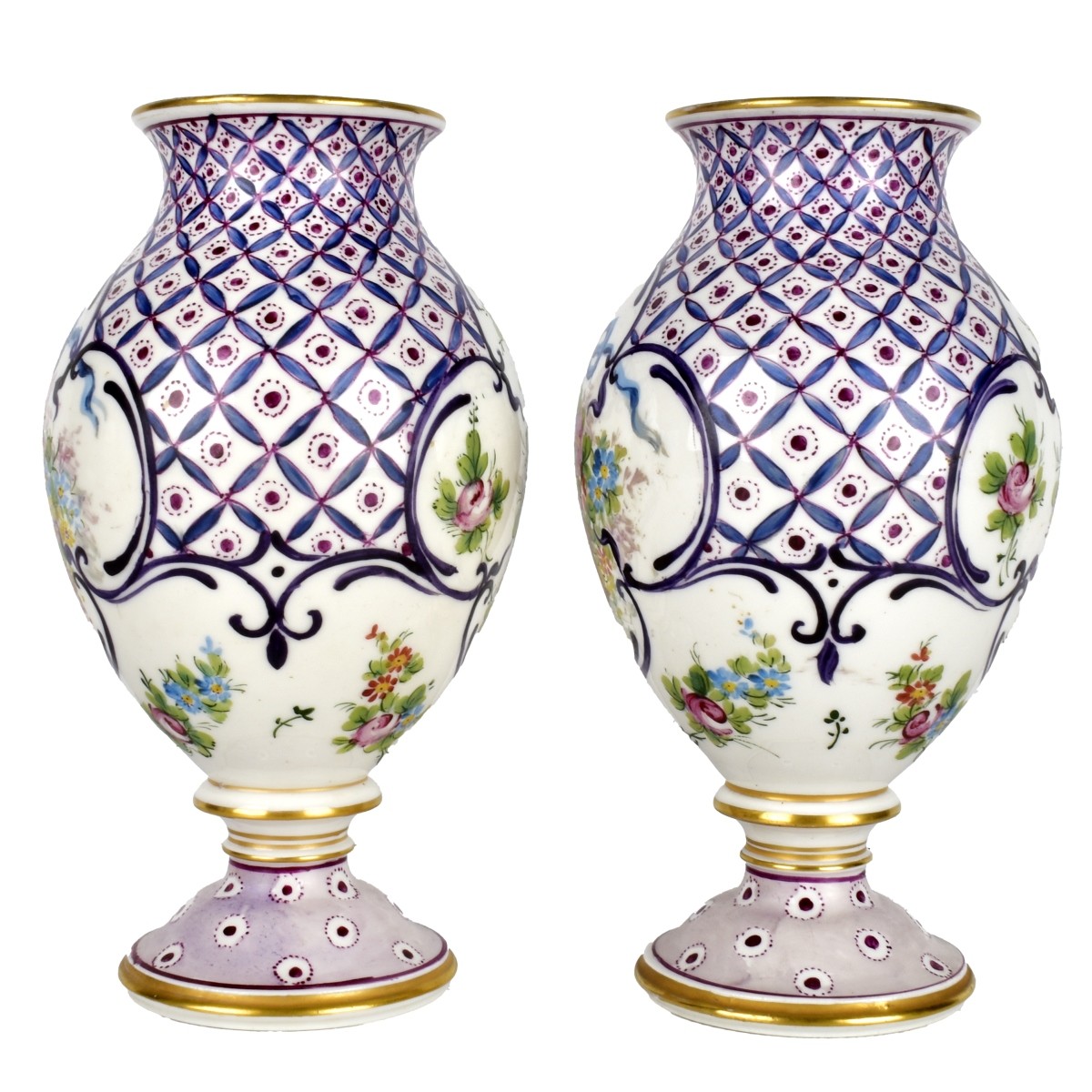 19/20th Century Sevres Porcelain Vases