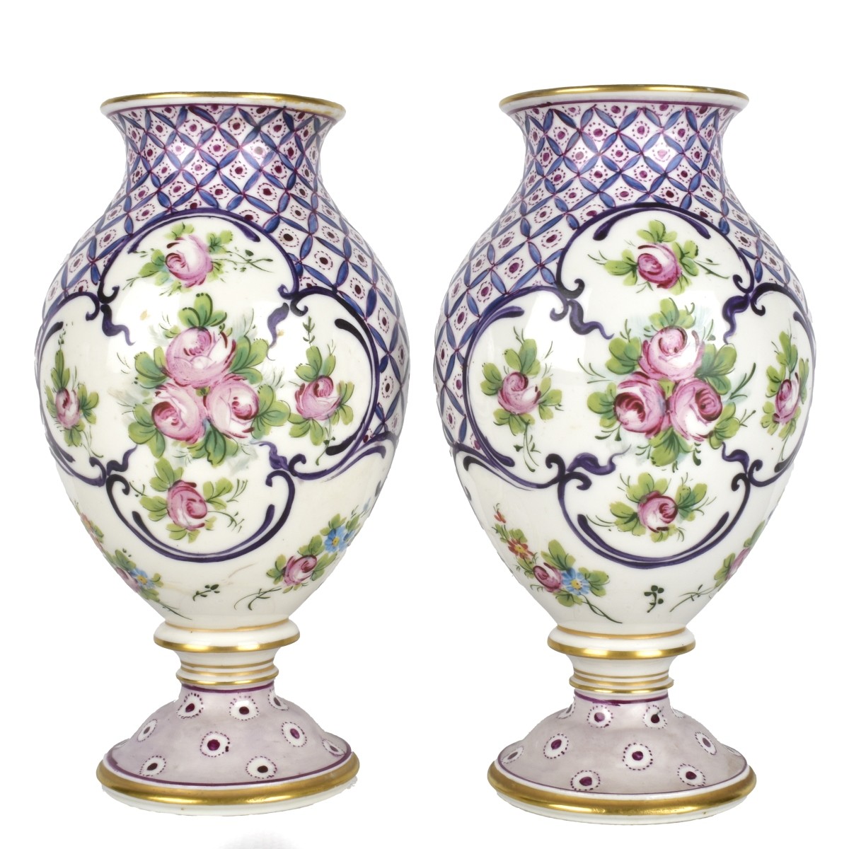 19/20th Century Sevres Porcelain Vases