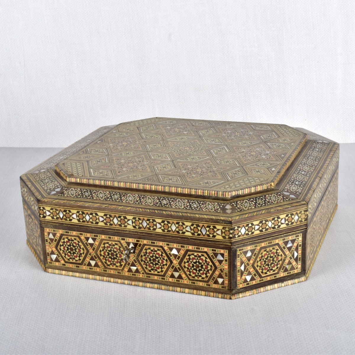 Syrian Inlaid Jewelry Box