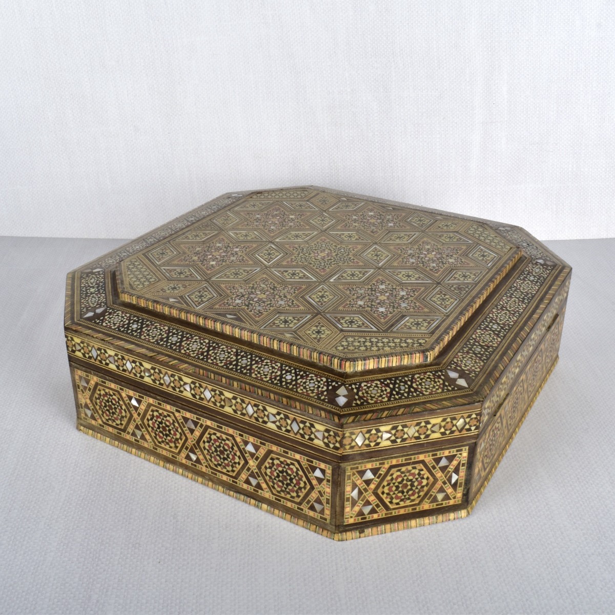 Syrian Inlaid Jewelry Box