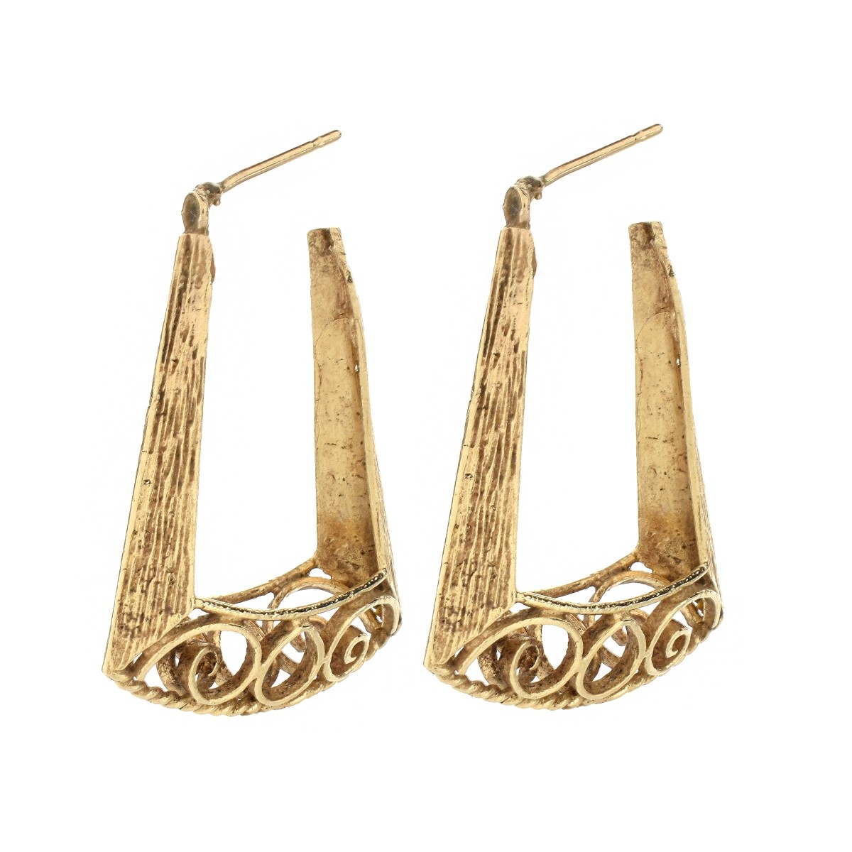 14K Hoop Earrings