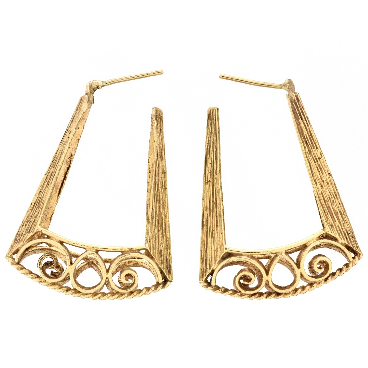 14K Hoop Earrings