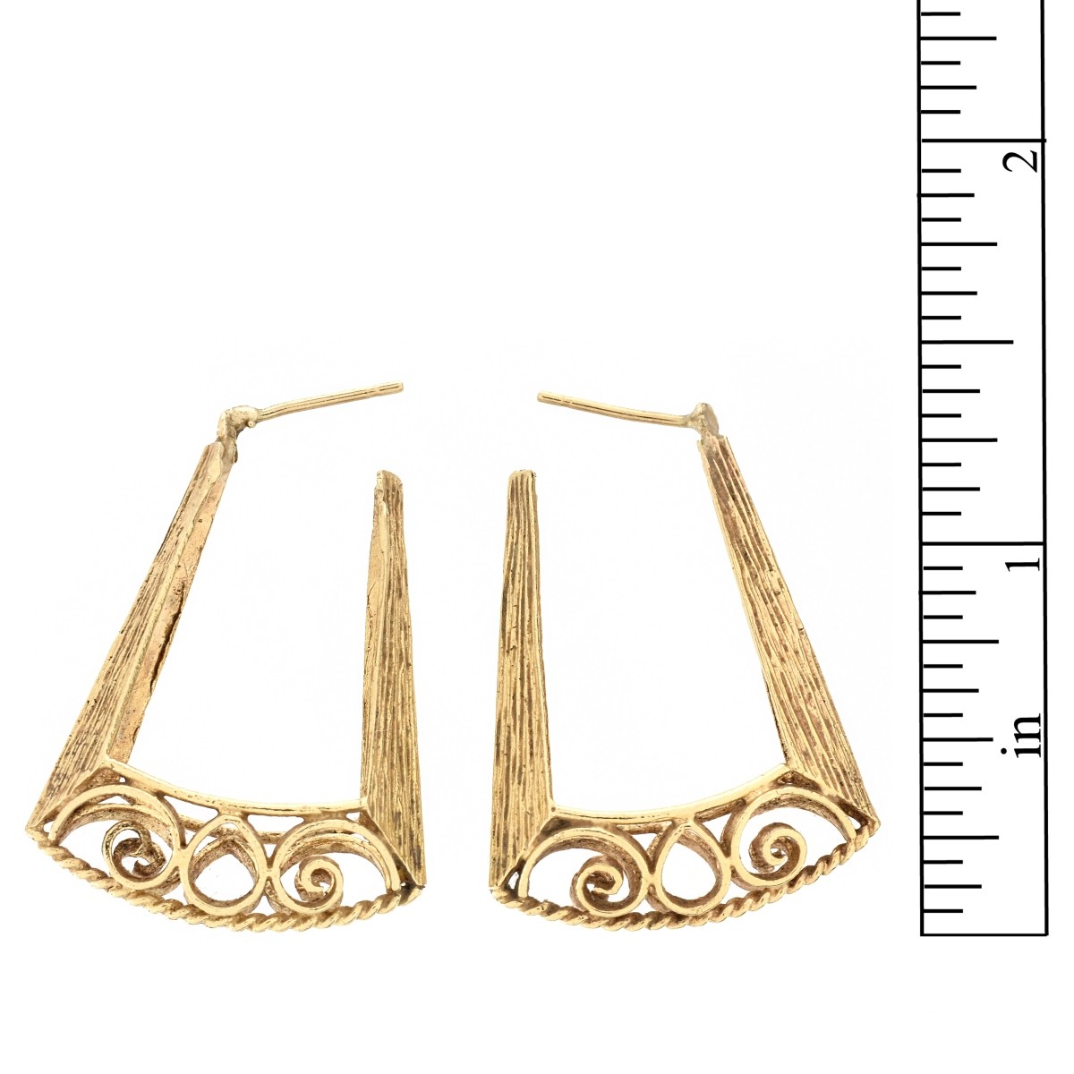 14K Hoop Earrings