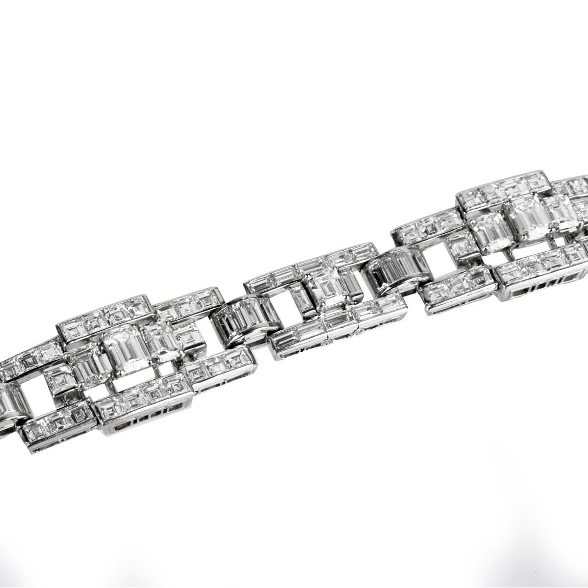 Oscar Heyman Diamond and Platinum Bracelet