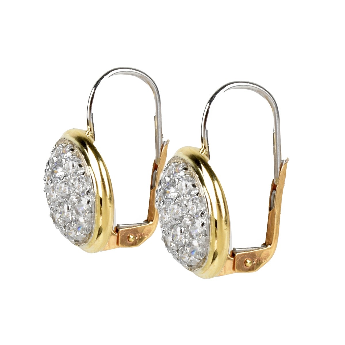 Diamond and 14K Earrings