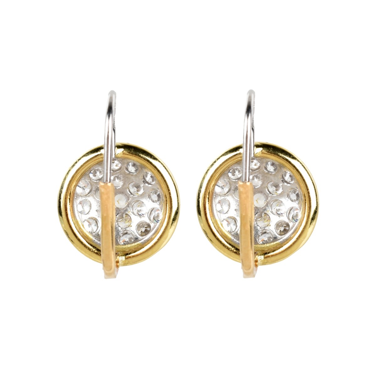 Diamond and 14K Earrings