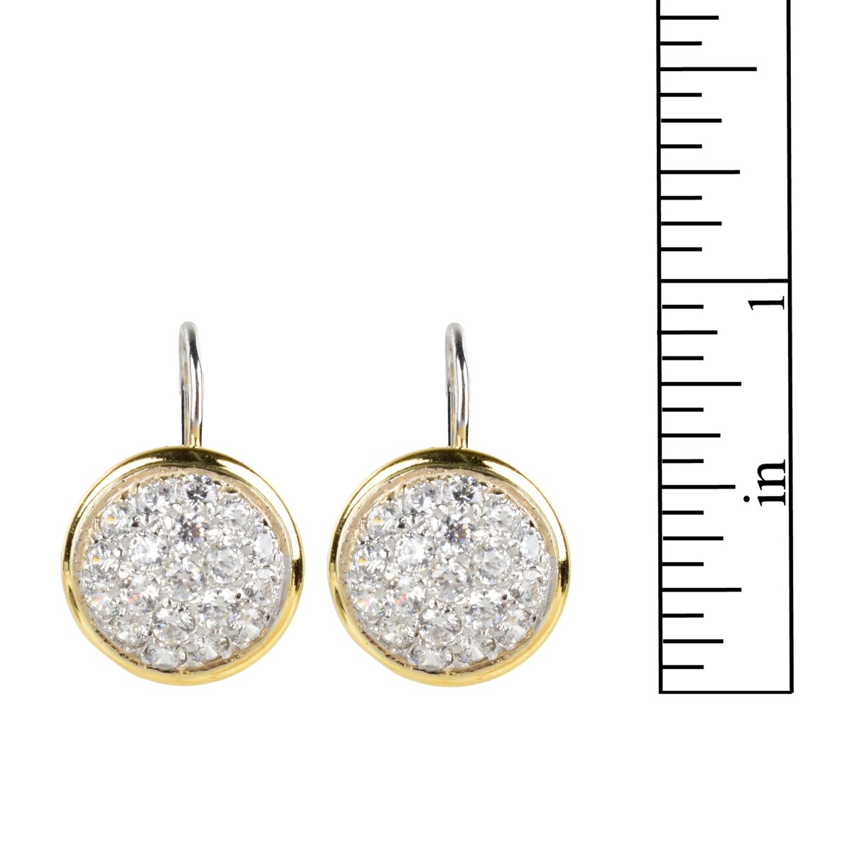 Diamond and 14K Earrings