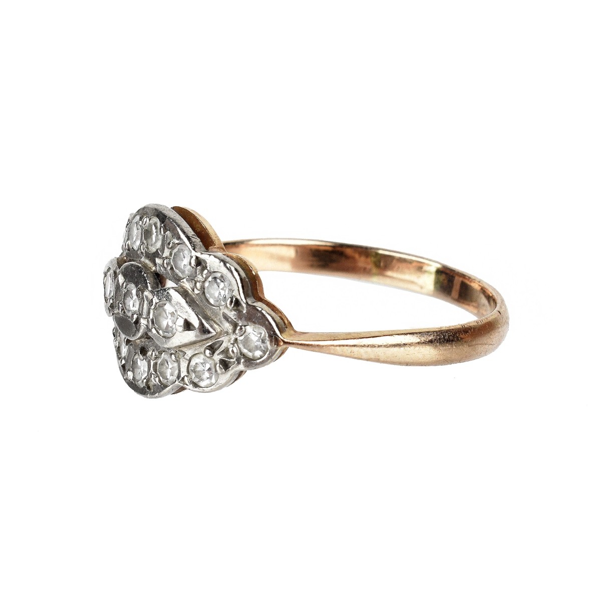 Diamond and 14K Ring