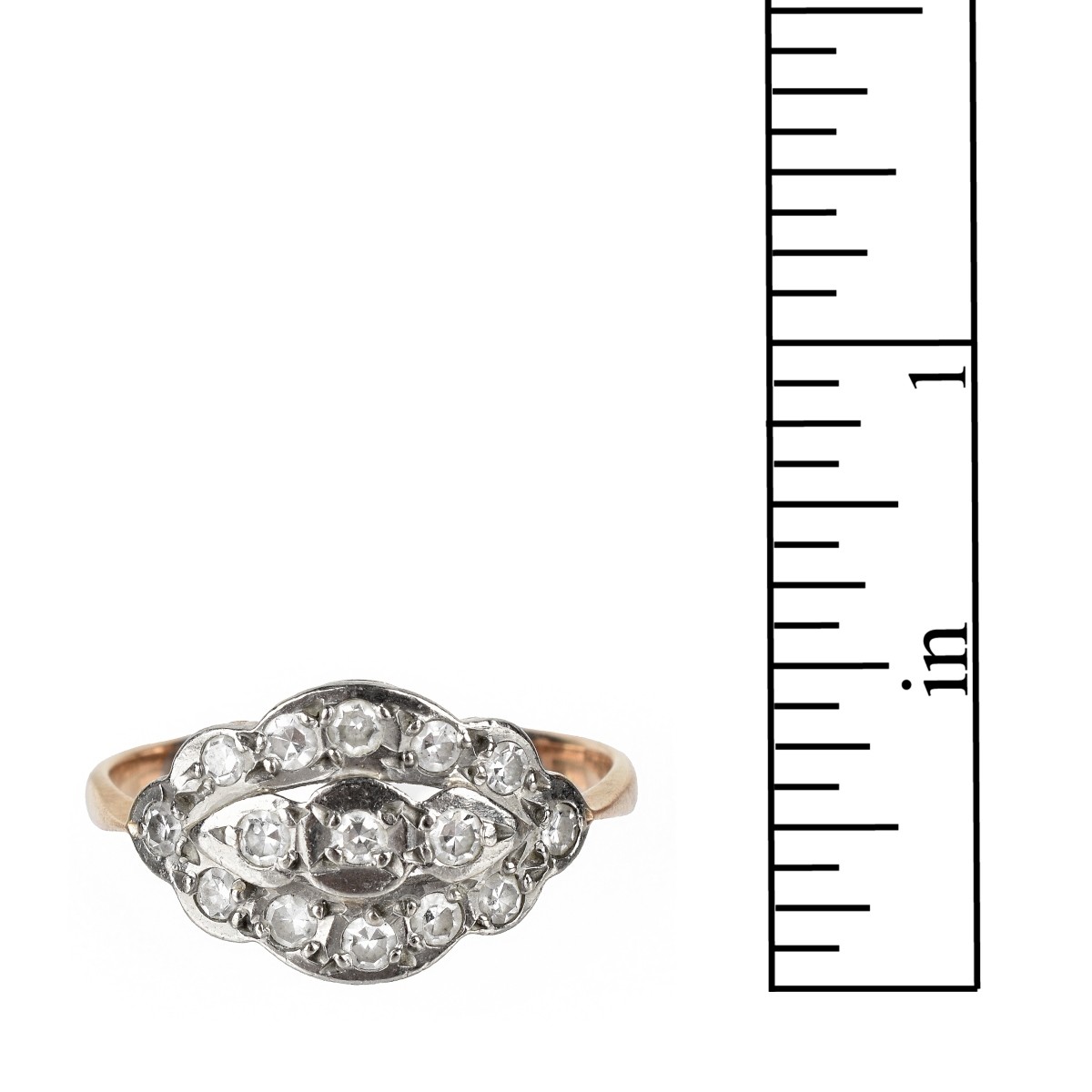 Diamond and 14K Ring