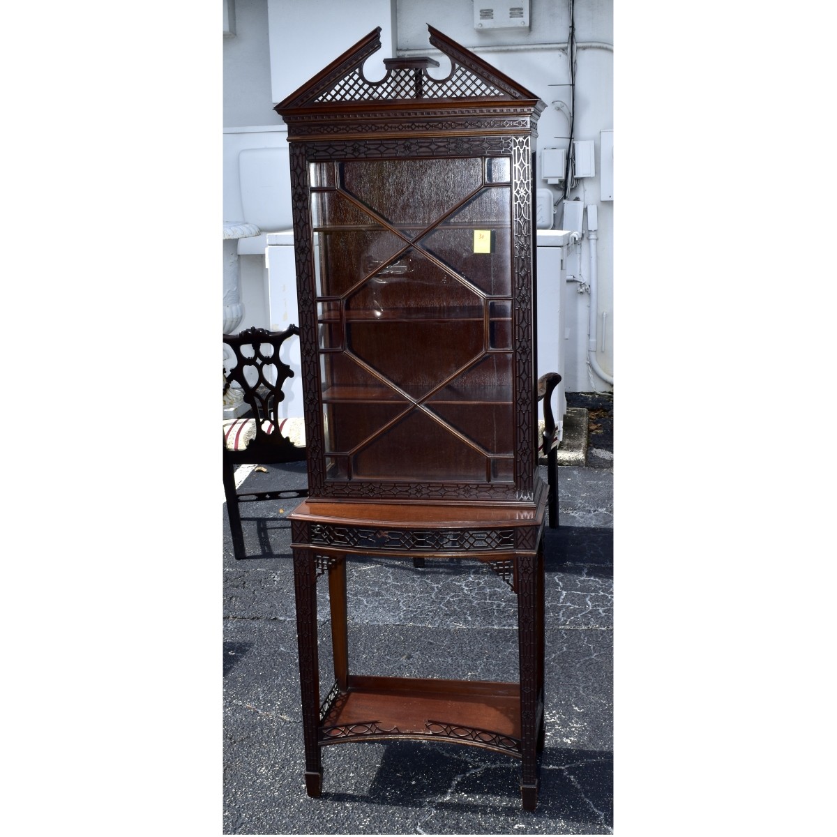 Chinese Chippendale Vitrine