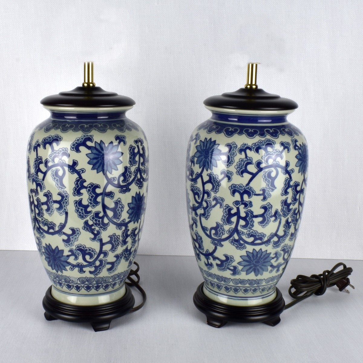 Pair of Porcelain Lamps