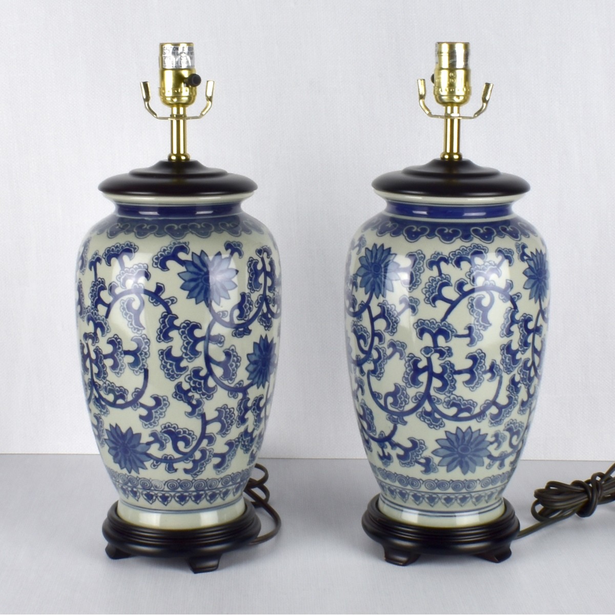 Pair of Porcelain Lamps