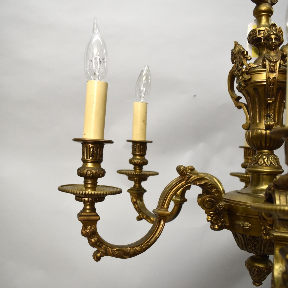 Rococo Style Ormolu Chandelier