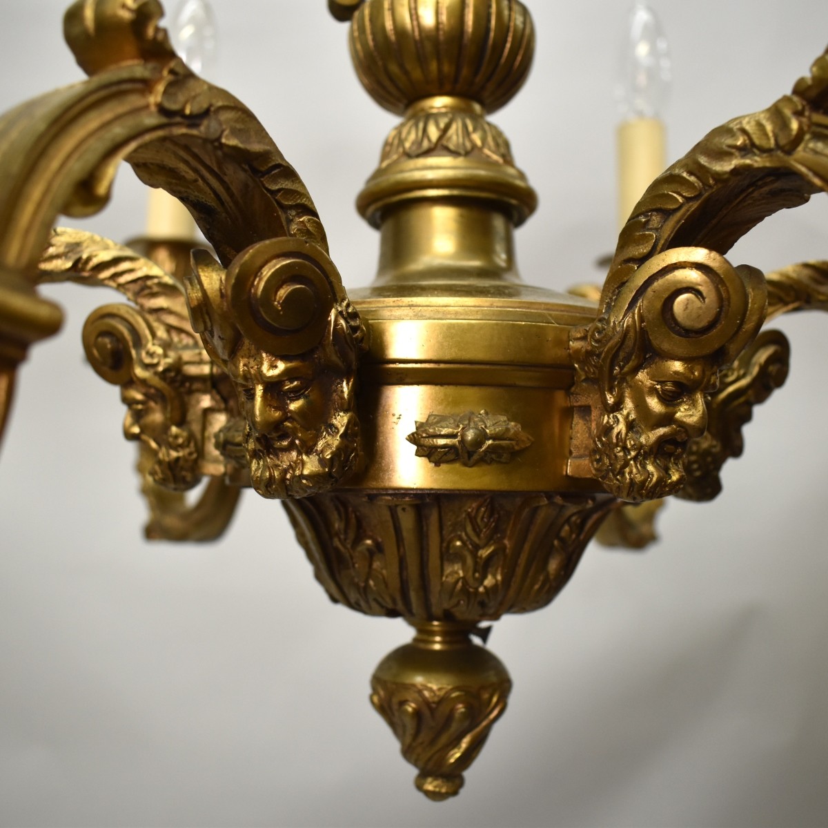 Rococo Style Ormolu Chandelier