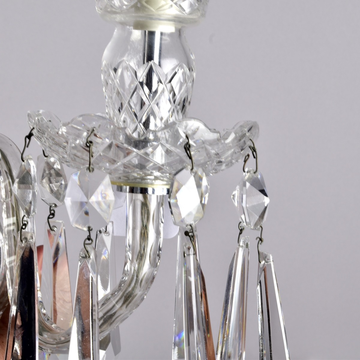 Pr Waterford "Lismore" Crystal Sconces