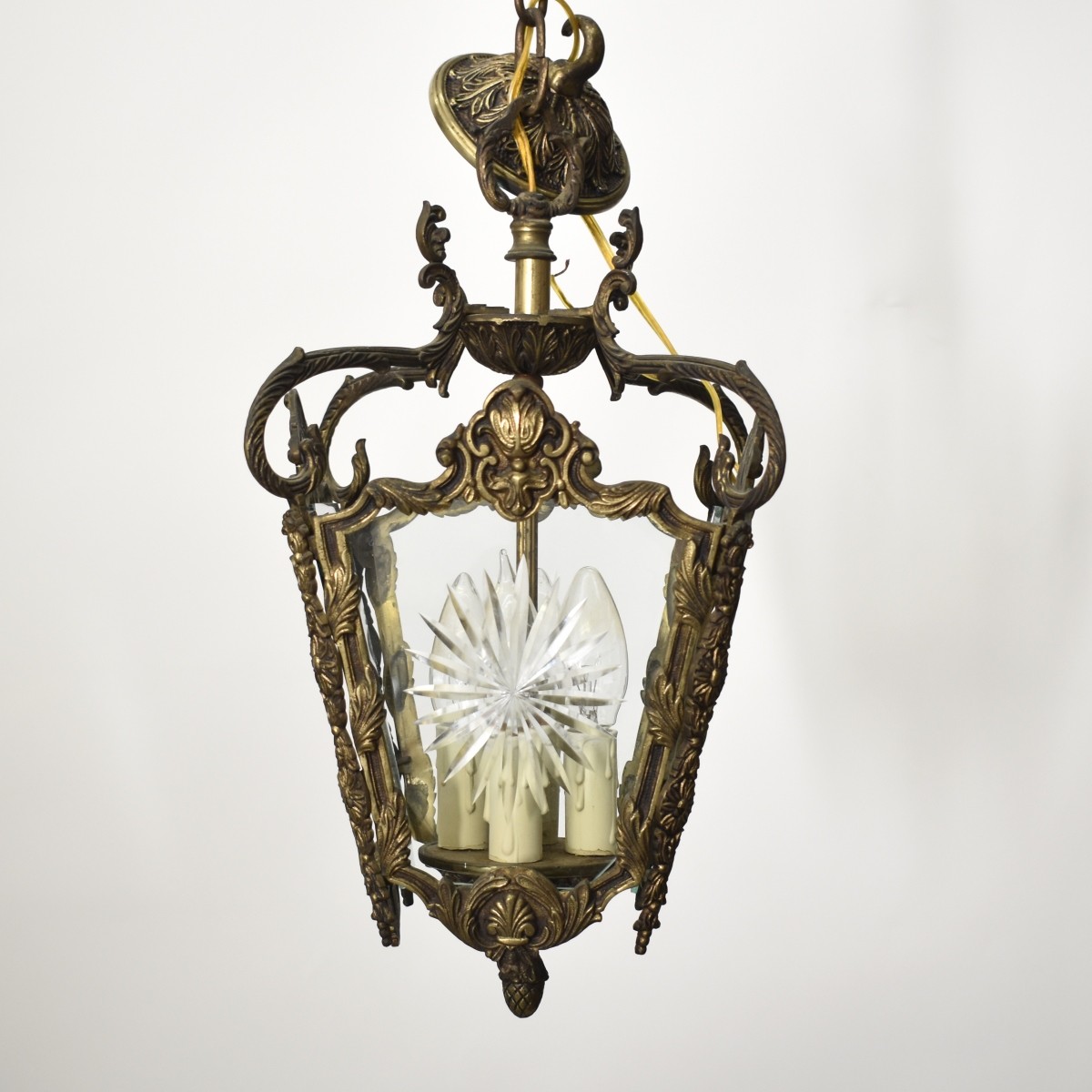 Bronze Hanging Light Fixture