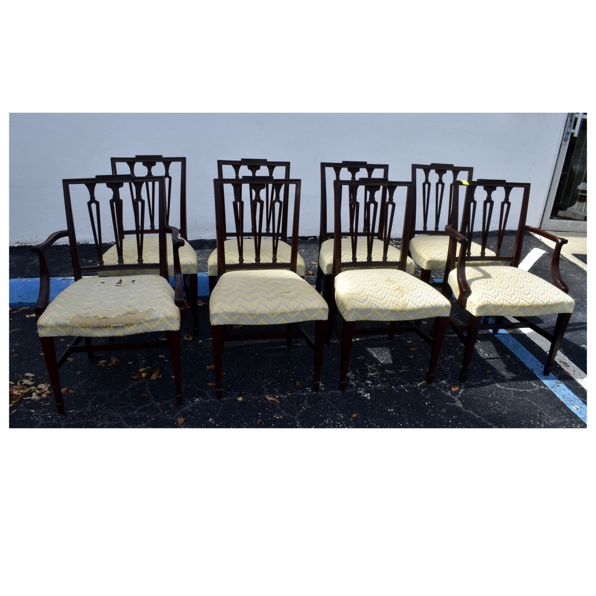 Sheraton Style Mahogany Dining Chairs