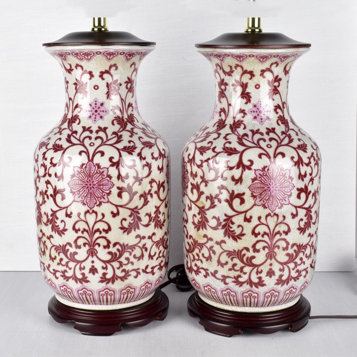 Pair of Chinese Influenced Lamps