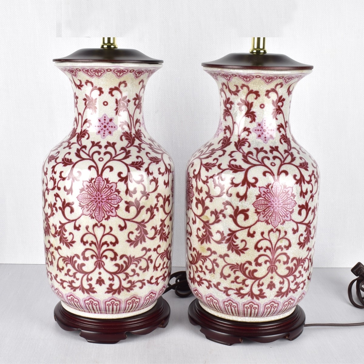 Pair of Chinese Influenced Lamps