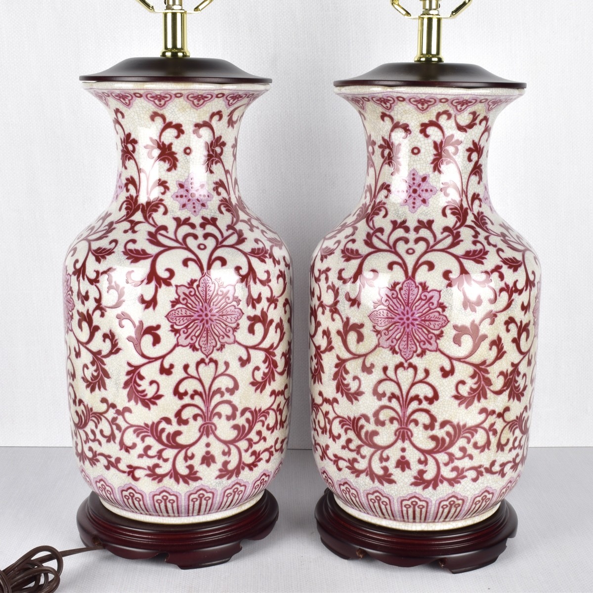 Pair of Chinese Influenced Lamps