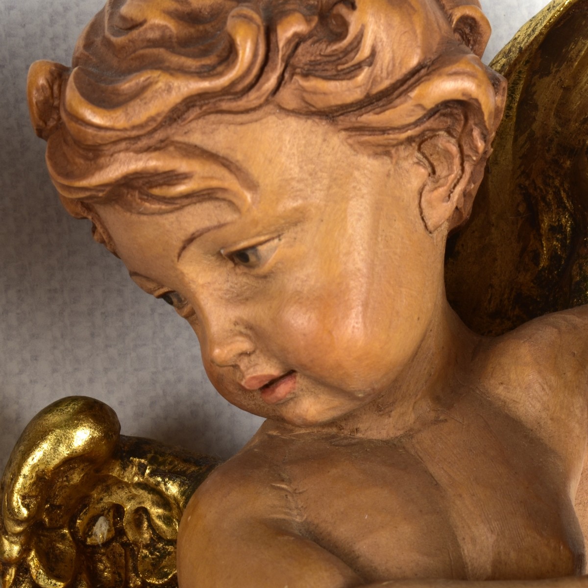 Vintage Pair of Composition Putti