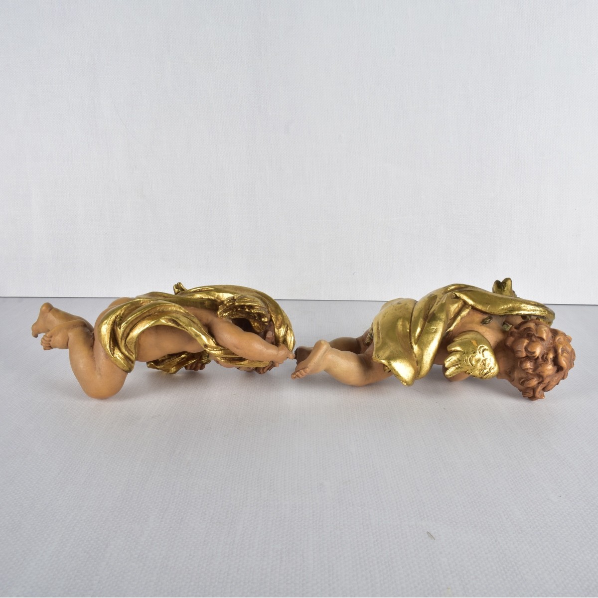 Vintage Pair of Composition Putti