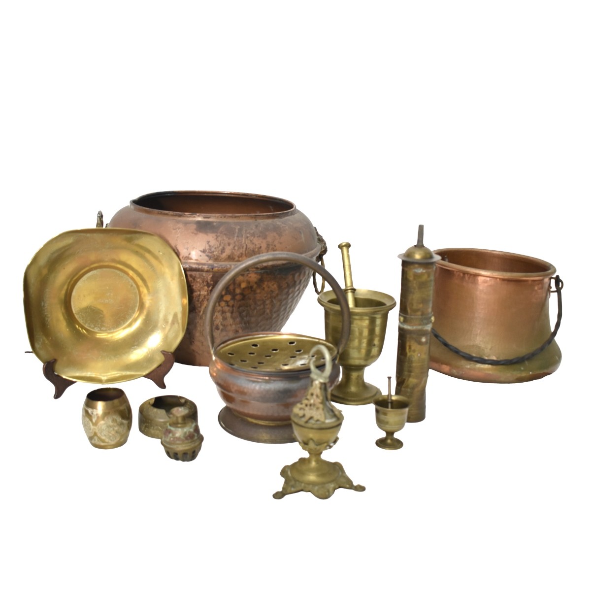 Middle Eastern Brass and Copper Items