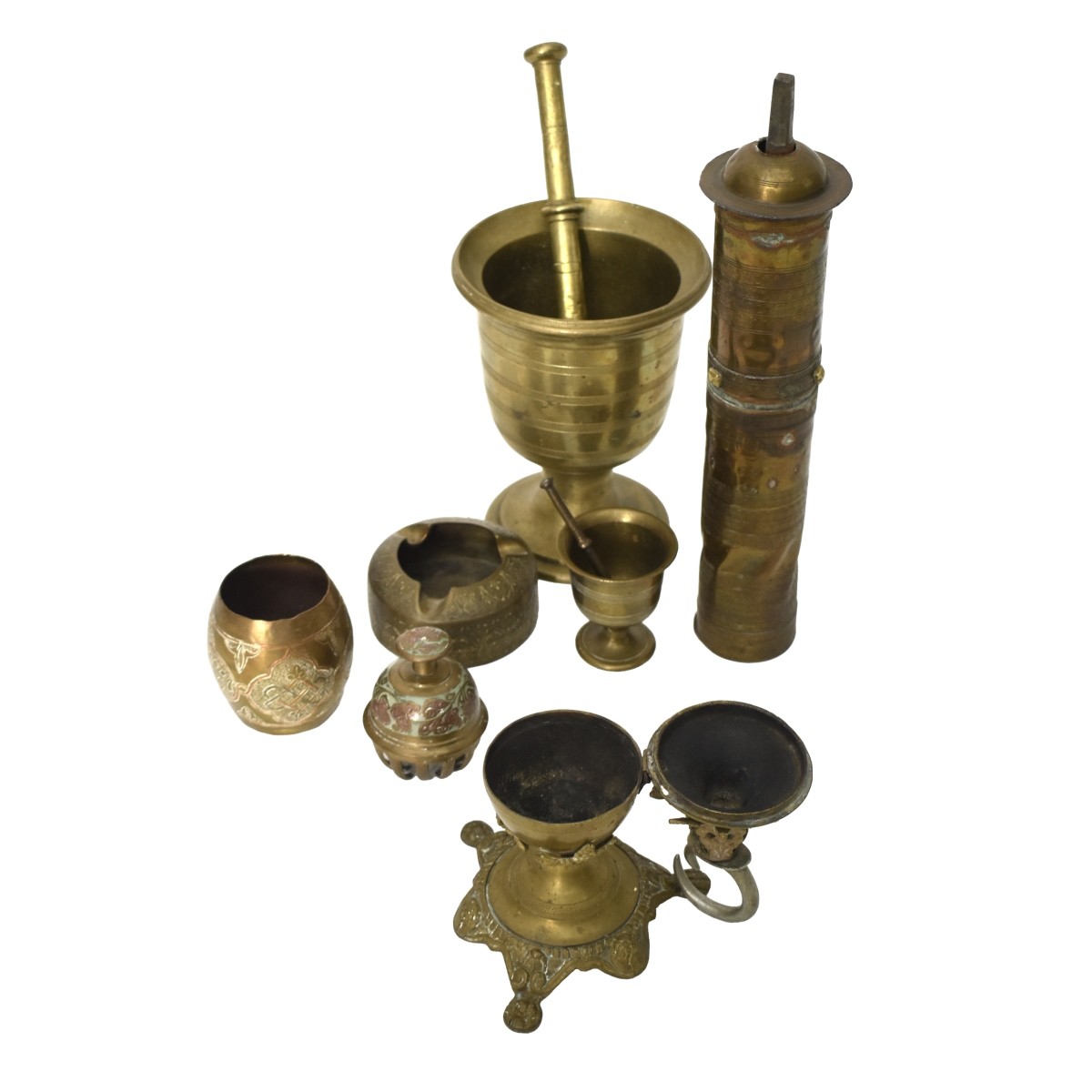 Middle Eastern Brass and Copper Items