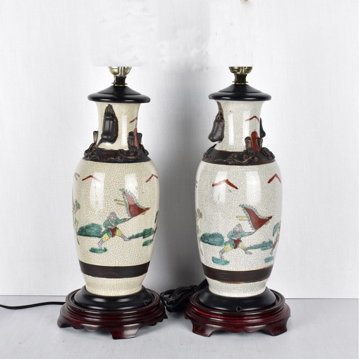 Pair of Chinese Porcelain Lamps