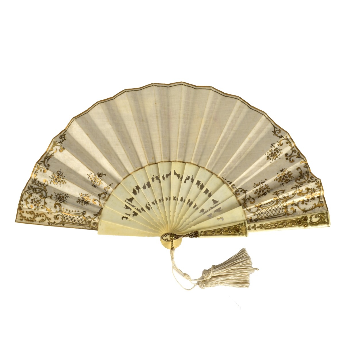 Fine Antique French Hand Fan