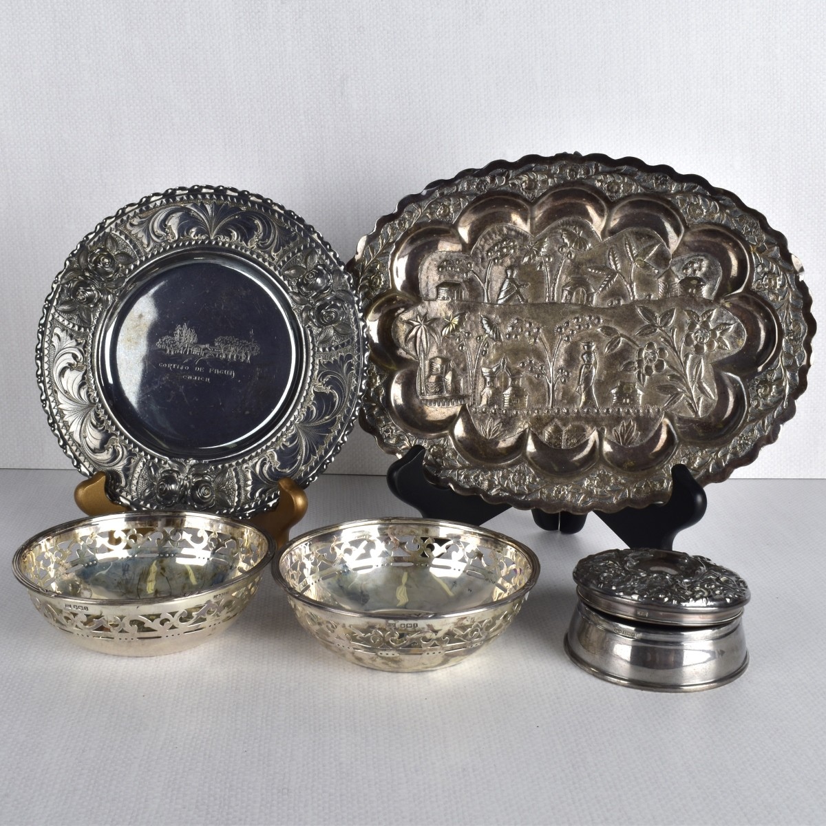 Vintage Silver Table Top Items