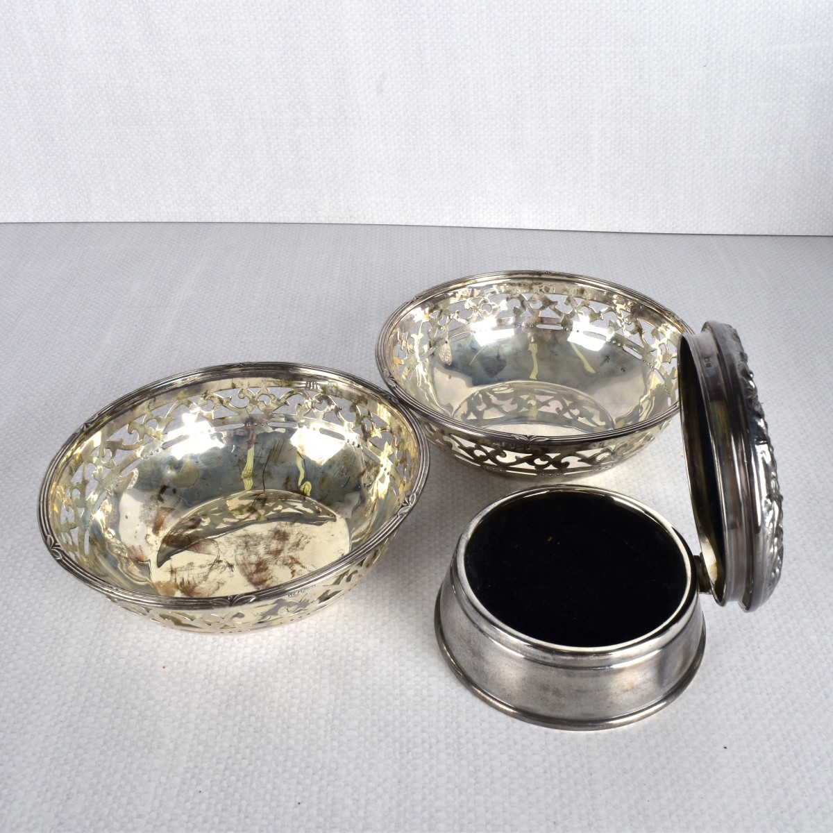 Vintage Silver Table Top Items