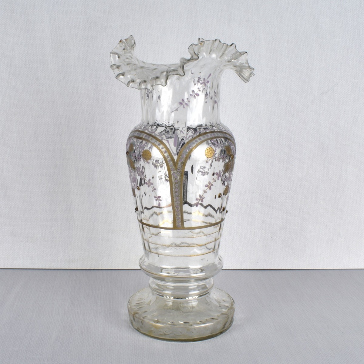 Moser Style Clear Vase