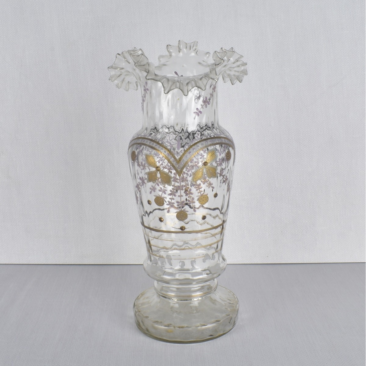 Moser Style Clear Vase