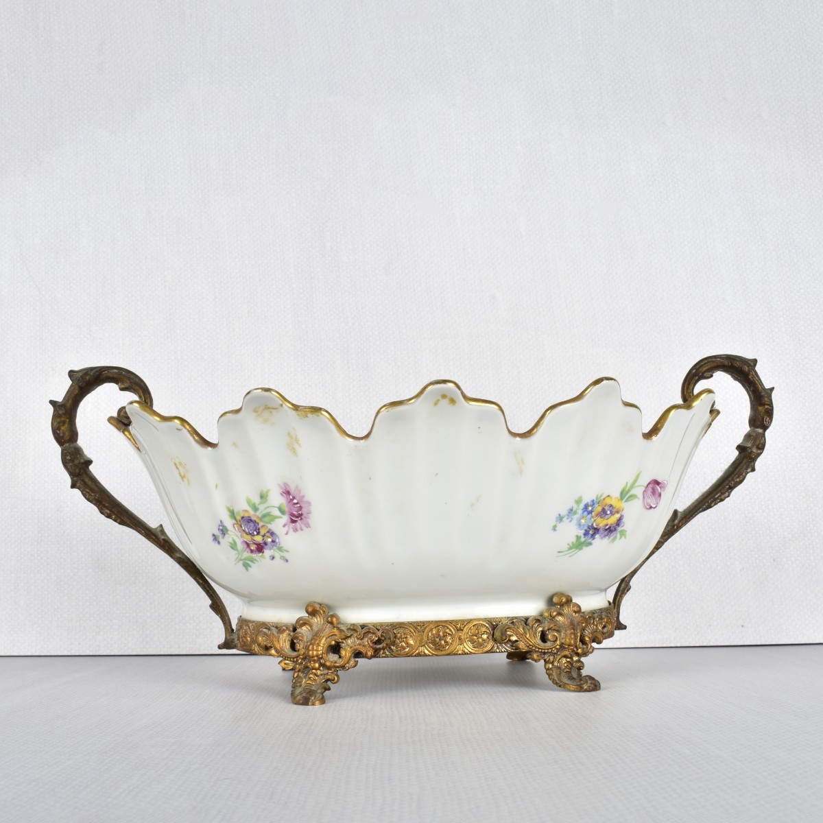 Antique Limoges Porcelain Fruit Bowl