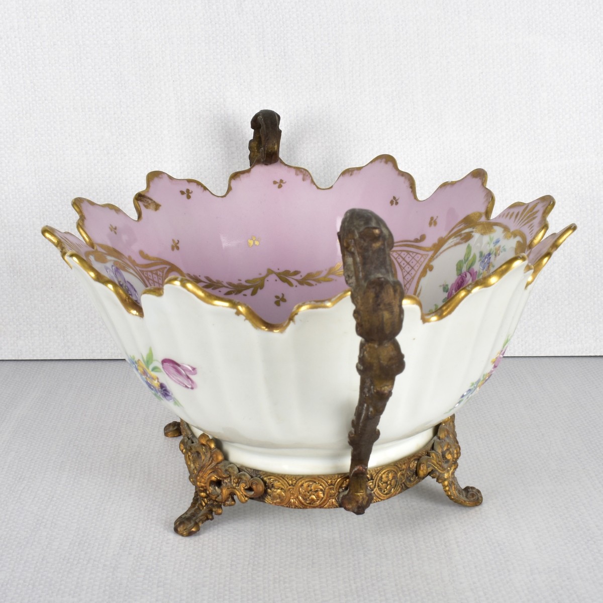 Antique Limoges Porcelain Fruit Bowl