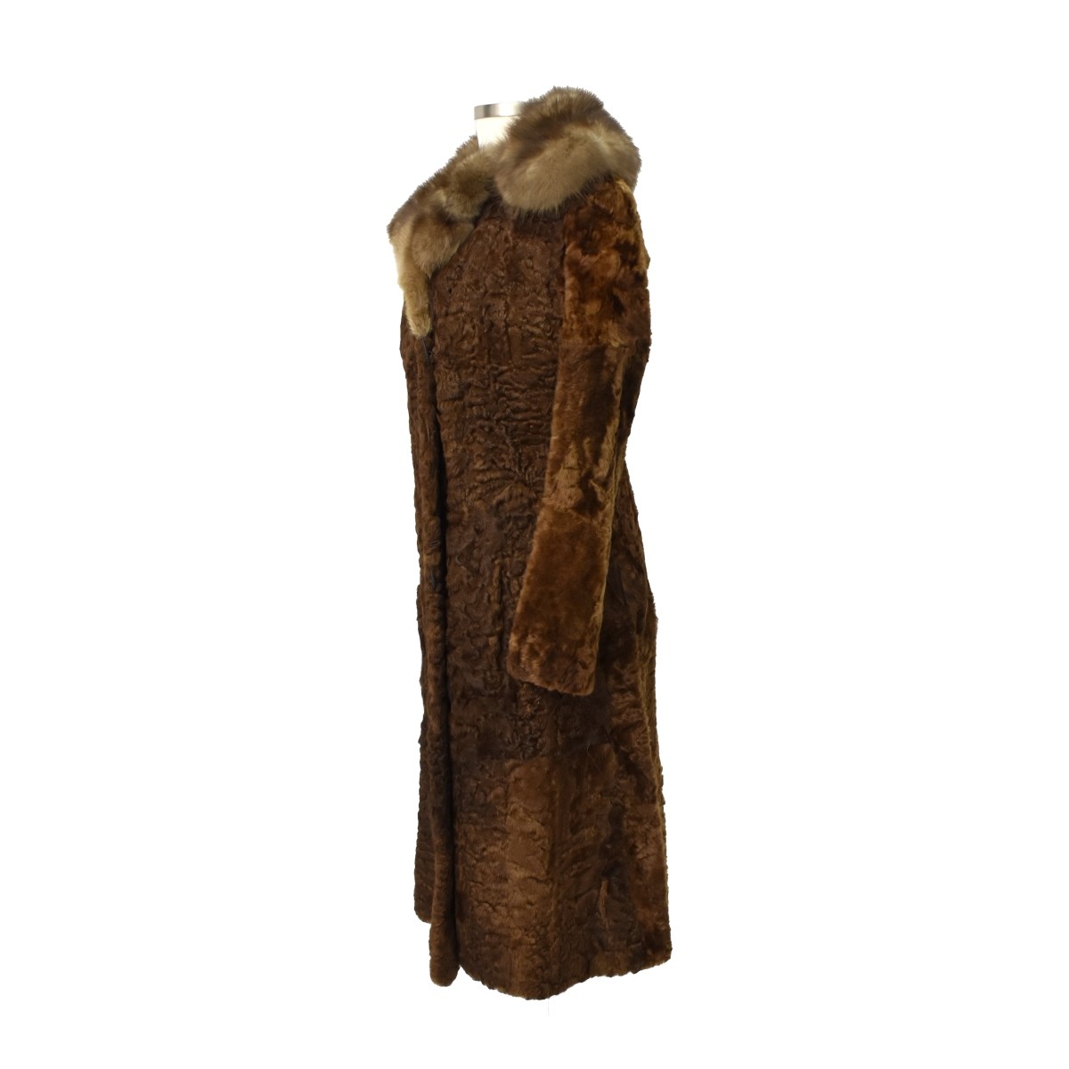 Vintage Brown Persian Lamb Coat