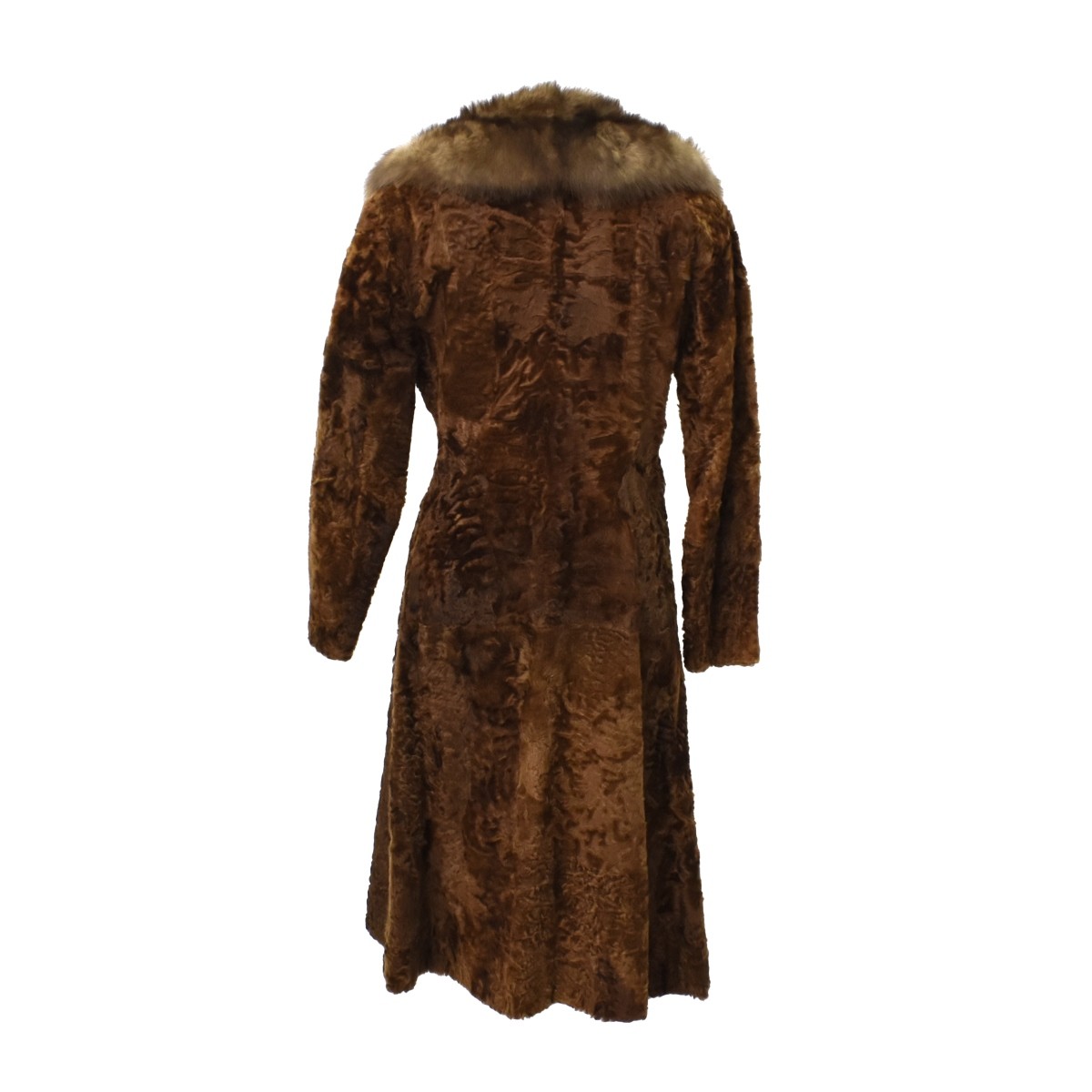 Vintage Brown Persian Lamb Coat