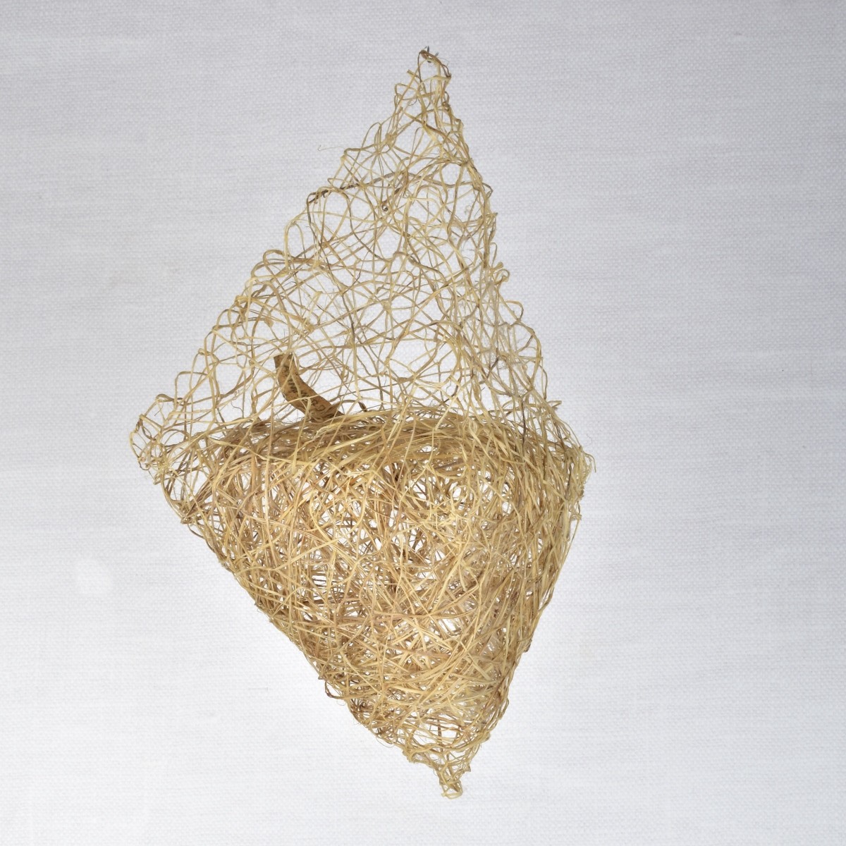 Noriko Takamiya (20C) Grass Basket Sculpture