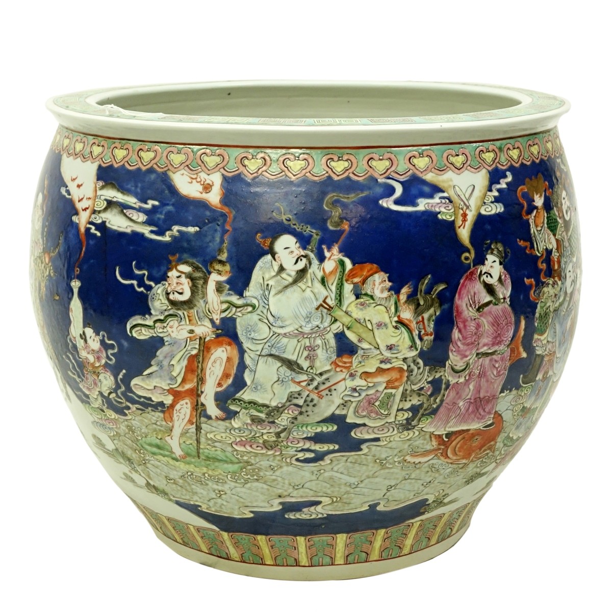 Lg 20C Chinese Porcelain Fish Bowl