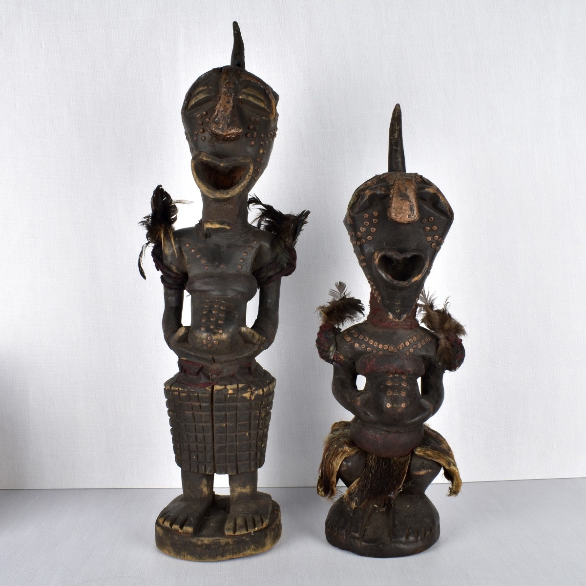 African Wood Carved Figures