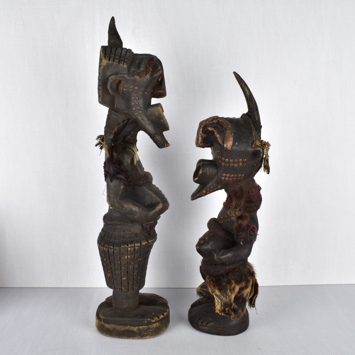 African Wood Carved Figures