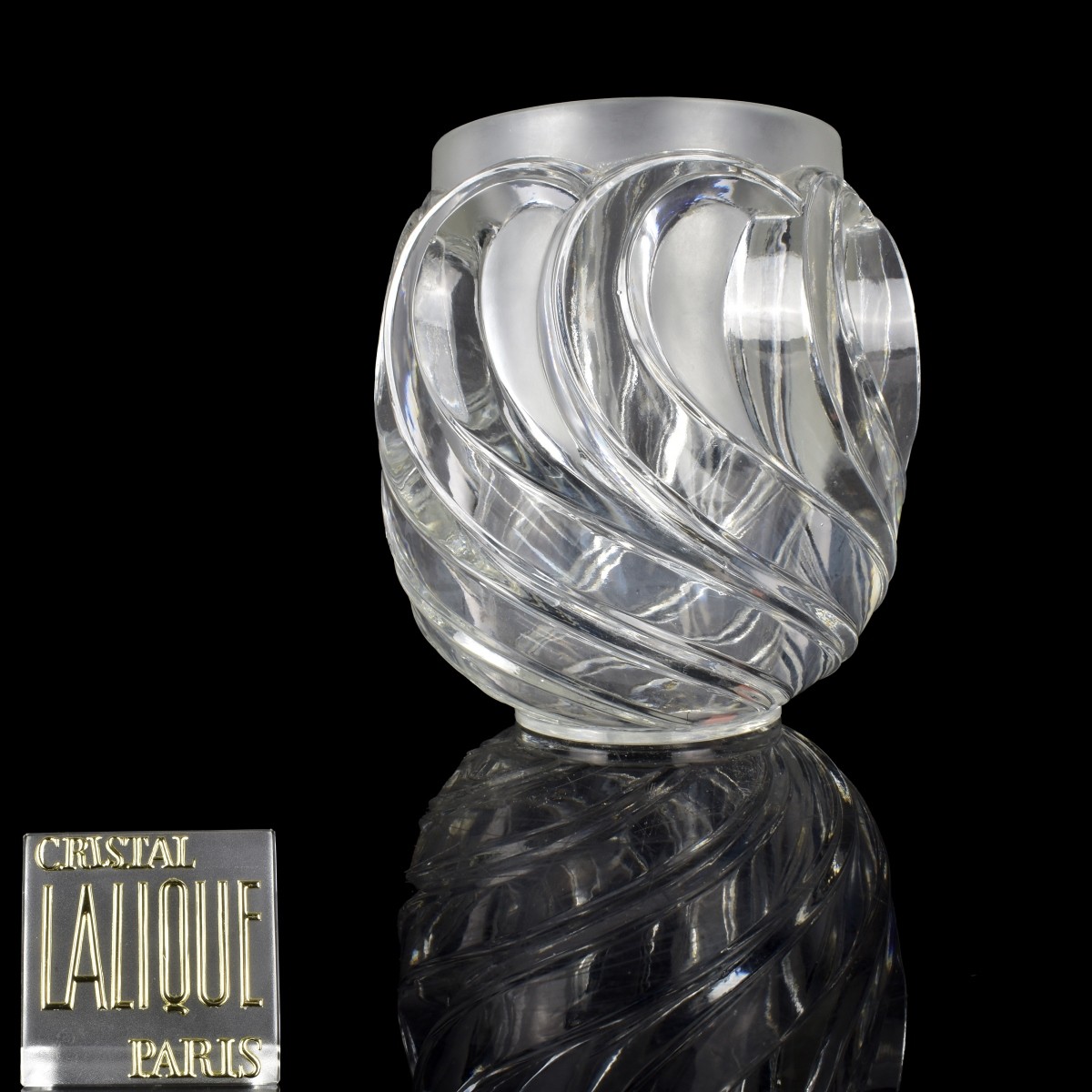 Lalique "Flamme" Vase