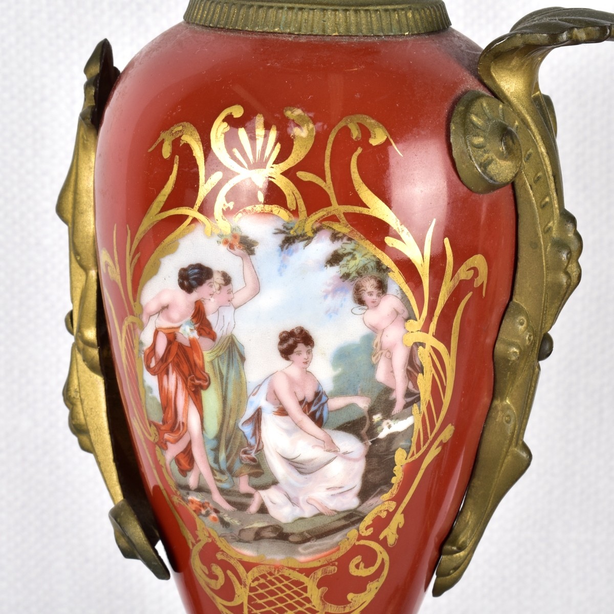 Pair Sevres Style Lamps