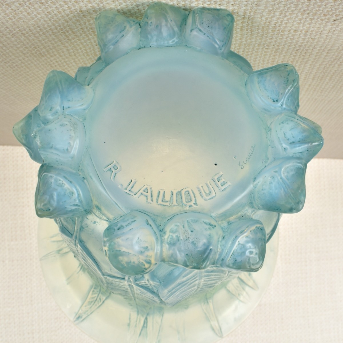 R. Lalique "Eucalyptus" Vase