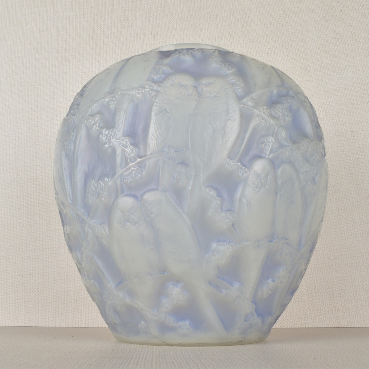 Rene Lalique "Perruches" Vase