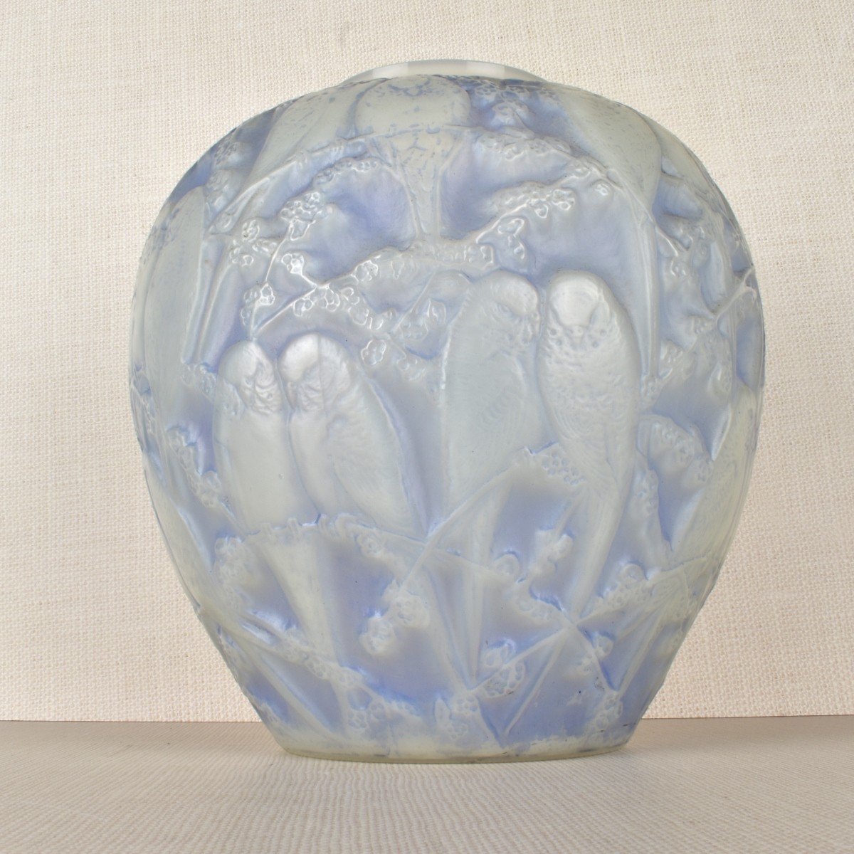 Rene Lalique "Perruches" Vase