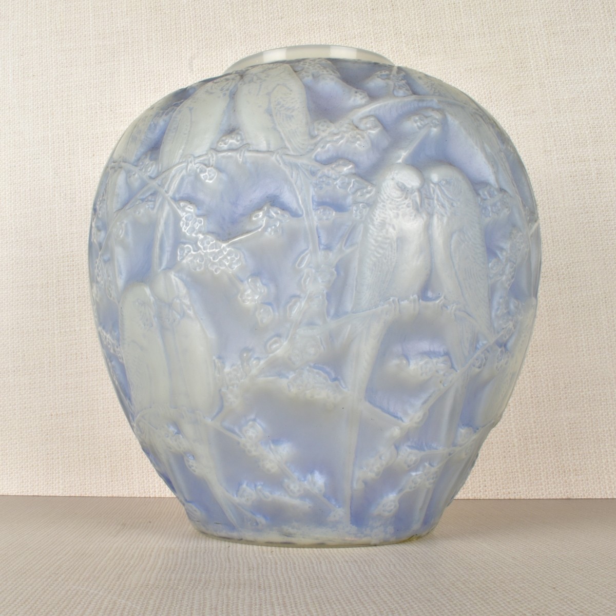 Rene Lalique "Perruches" Vase