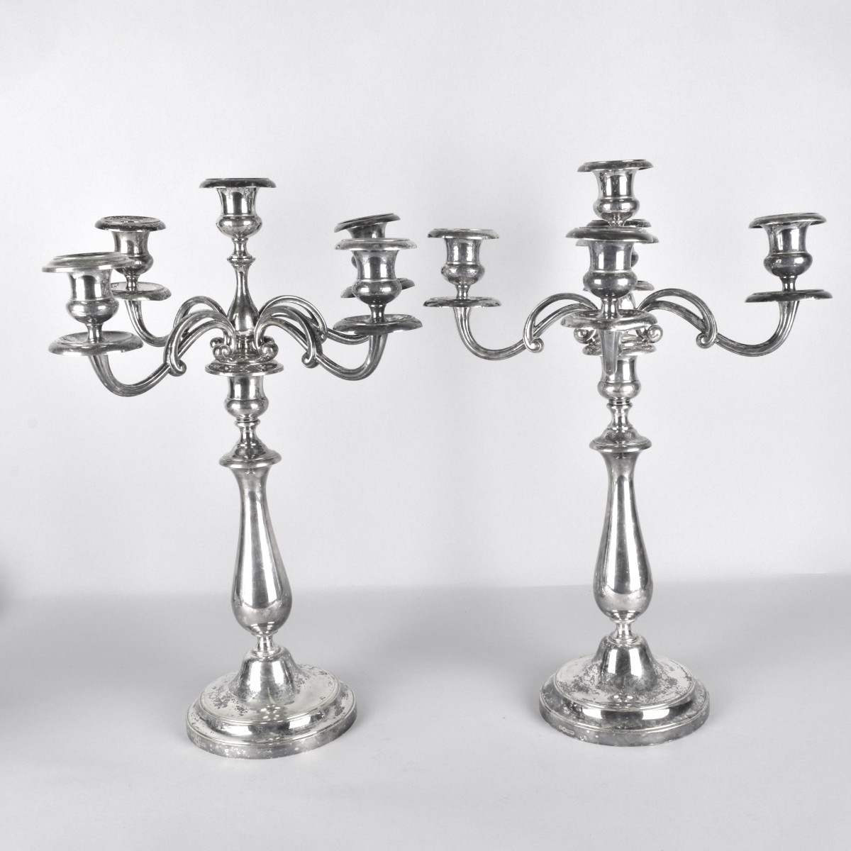 Christofle Regency Style Four Arm Candelabra